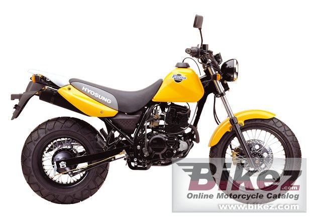 Big Hyosung karion 125 picture and wallpaper from Bikez.com